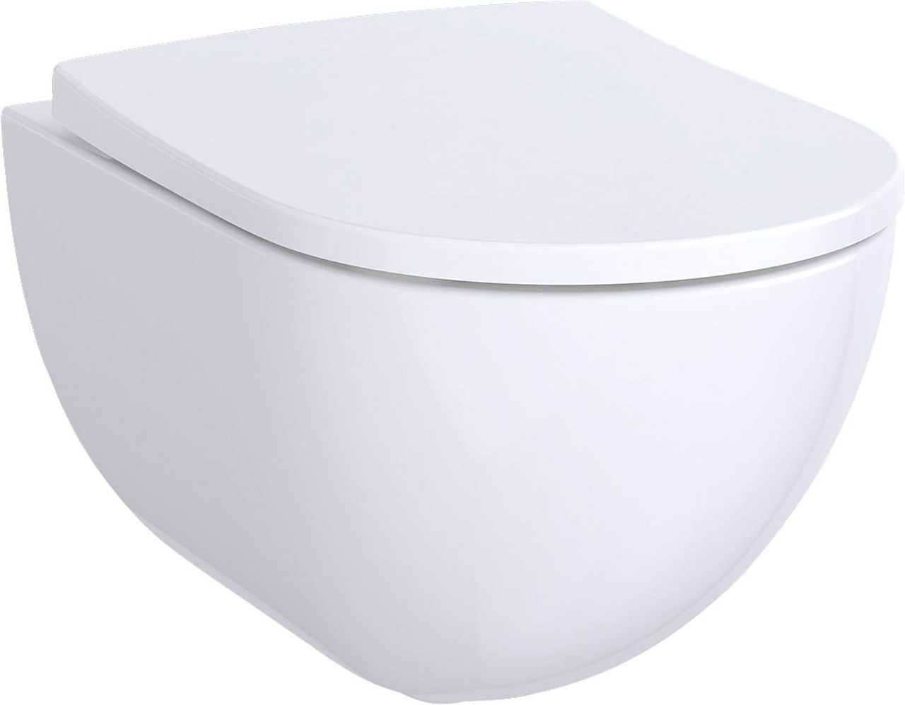 Wandtiefspül-WC Geberit Acanto weiß, spülrandlos BxTxH:350x510x335mm Wandtiefspül-WC Geberit Acanto weiß, spülrandlos BxTxH:350x510x335mm
