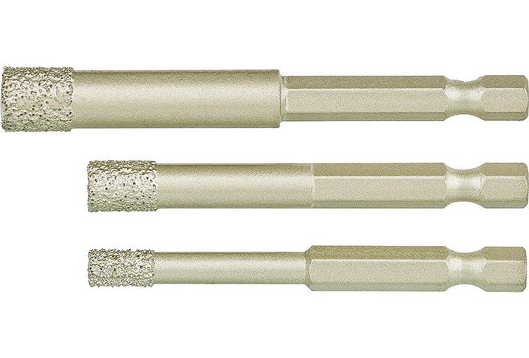 Fliesenbohrkronenset HELLER® 3-tlg Diamant CeraExpert Accuspeed Ø 6/8/10 mm Fliesenbohrkronenset HELLER® 3-tlg Diamant CeraExpert Accuspeed Ø 6/8/10 mm
