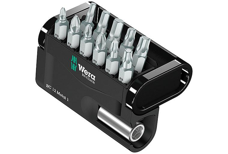 Bitset WERA Bit-Check Metal 1 12-teilig mit Universalhalter Bitset WERA Bit-Check Metal 1 12-teilig mit Universalhalter