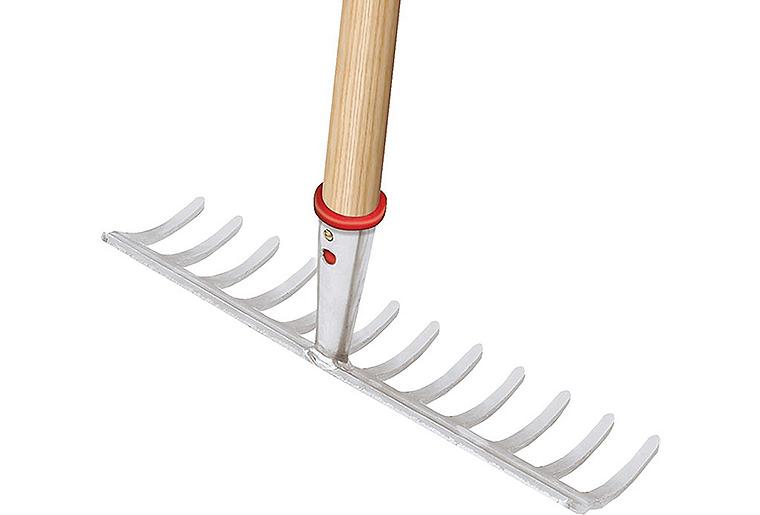 Ideal-Gartenrechen 14 Zinken, 360mm, Langstiel Ideal-Gartenrechen 14 Zinken, 360mm, Langstiel