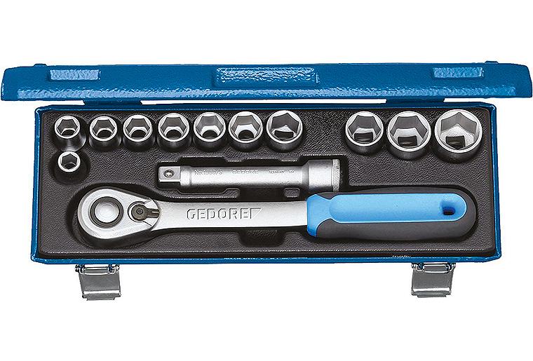 Steckschlüssel-Satz GEDORE 19 KMU-20, 13-teilig 1/2"