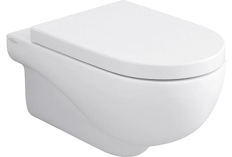 Combi-Pack Nuvola mit Spülrand + WC-Sitz Jari weiß Combi-Pack Nuvola mit Spülrand + WC-Sitz Jari weiß