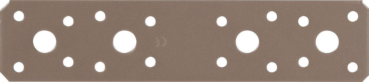 Flachverbinder DURAVIS® 180 x 40 x 3,0 mm, Material: Stahl, sendzimirverzinkt, Oberfläche: perlbeige RAL 1035 Flachverbinder DURAVIS® 180 x 40 x 3,0 mm, Material: Stahl, sendzimirverzinkt, Oberfläche: perlbeige RAL 1035