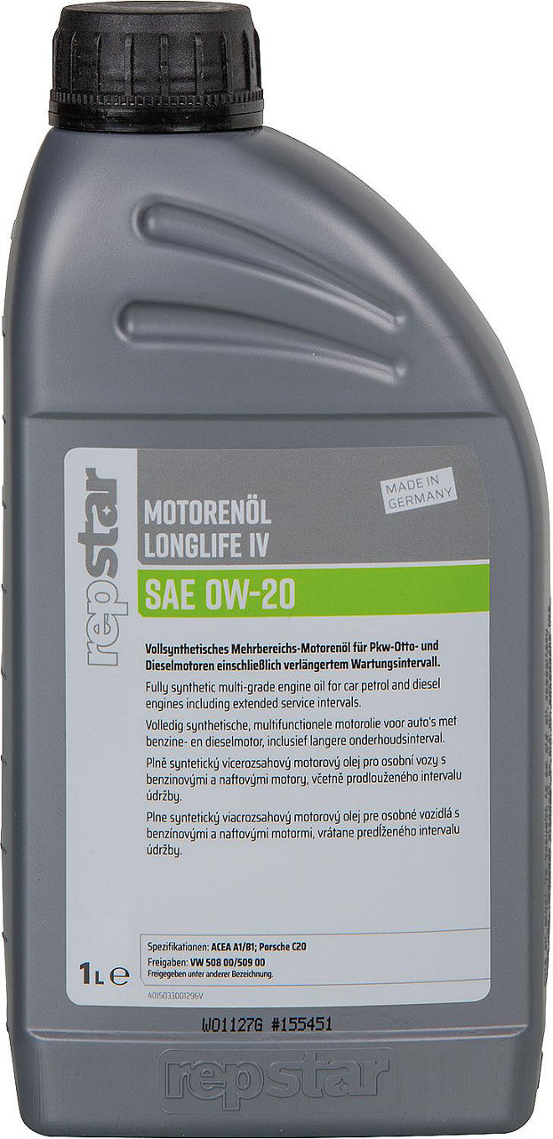 Motoröl REPSTAR SAE OW-20 Longlife IV 1l Flasche Motoröl REPSTAR SAE OW-20 Longlife IV 1l Flasche