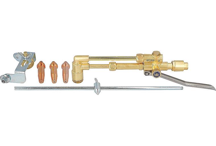 Schneideinsatz für 17 mm Schaft mit Hebel, 3-100mm, mit Zubehör einschl. 3x Blockdüsen 3-100