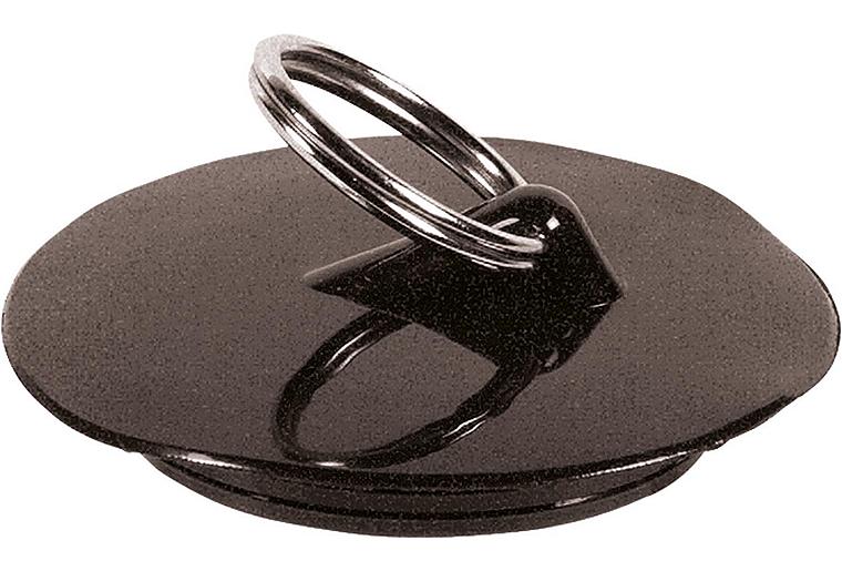 Ventilstopfen mit gr. Splintring für 45,5mm Ablaufventile schwarz Ventilstopfen mit gr. Splintring für 45,5mm Ablaufventile schwarz