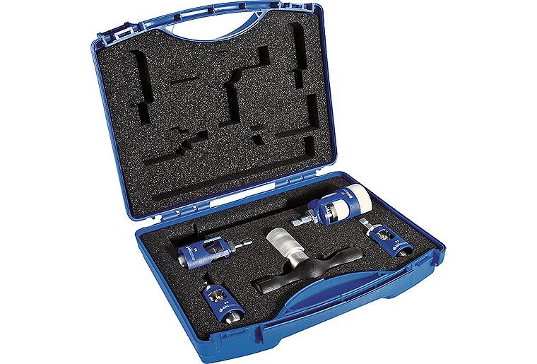MULTITUBO Entgrater-Set im Koffer, Ø16/Ø20/Ø25/Ø32mm