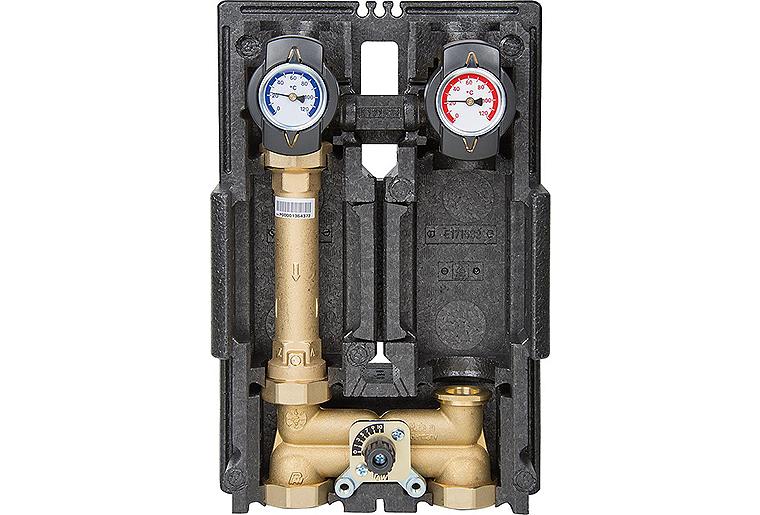 Heizkreisset K38 Heat Bloc DN 25(1") mit 4-Wegemischer ohne Pumpe