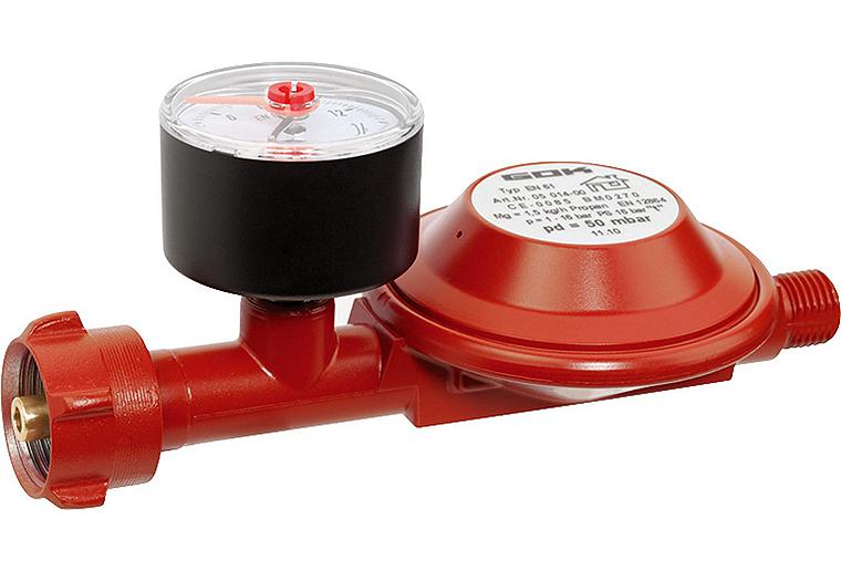 Niederdruckregler für Flüssiggasfl. KLF R1/4" 1,5kg/h 50mbar für Flaschen bis 11kg/h Niederdruckregler für Flüssiggasfl. KLF R1/4" 1,5kg/h 50mbar für Flaschen bis 11kg/h