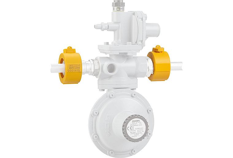 Rohrverschraubungs-Plombe gelb RVS 15/18/22 sowie PTV/LTV mit G3/4" ÜWM