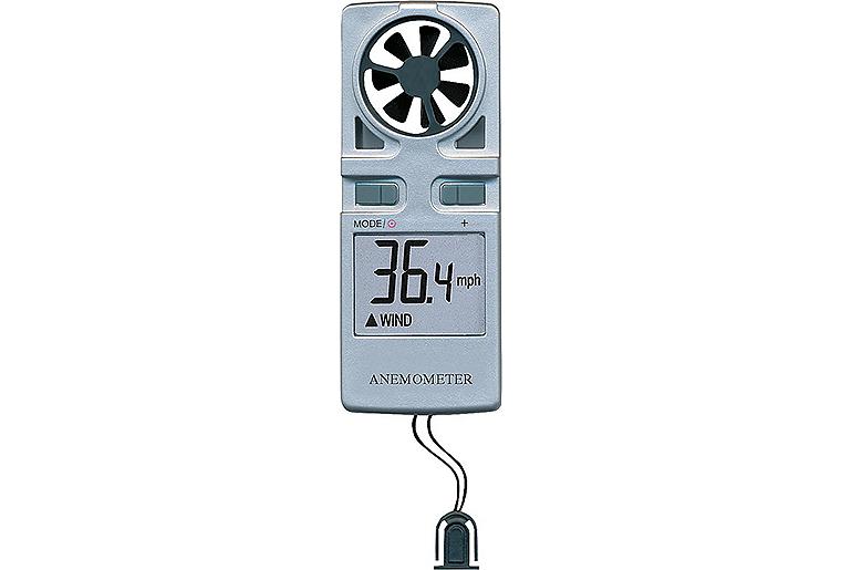 Handwindmesser, mit Windchill- Temperatur und Windstärke Handwindmesser, mit Windchill- Temperatur und Windstärke