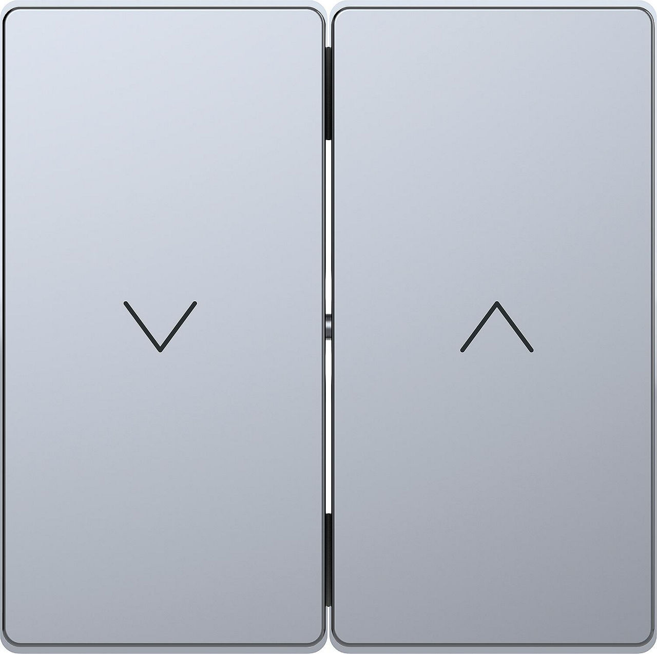 Wippe neutral mit Kontrollfenster System Design Edelstahl