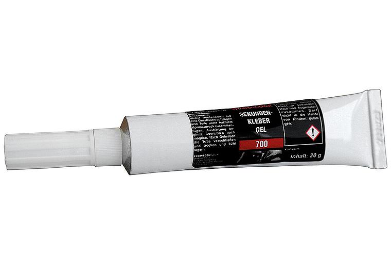 Sekundenkleber EURO-LOCK E 700 GEL (spaltfüllend), 20g Tube