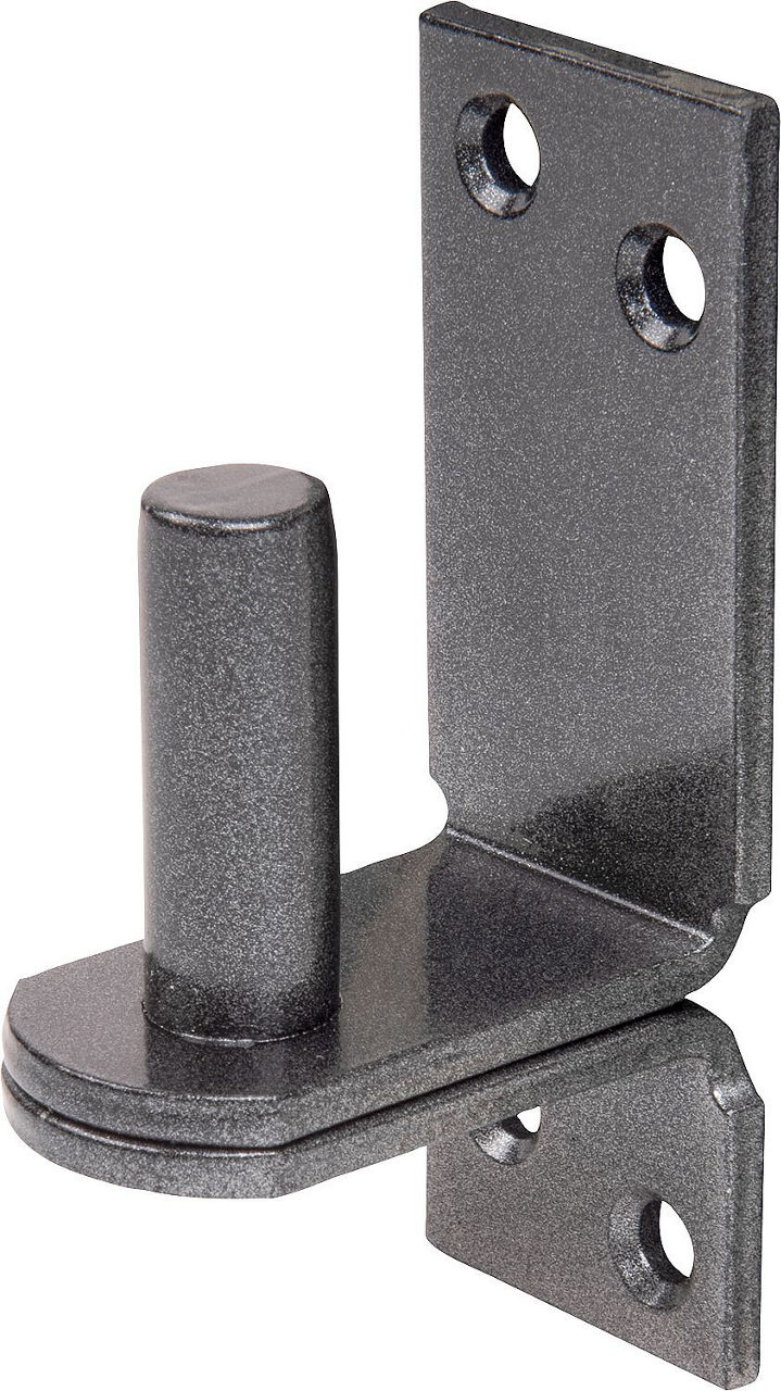 Kloben auf Platte DURAVIS® ⌀ 16 mm, DII-Haken, Material: Stahl, blau verzinkt, Oberfläche: schwarz-diamant Kloben auf Platte DURAVIS® ⌀ 16 mm, DII-Haken, Material: Stahl, blau verzinkt, Oberfläche: schwarz-diamant