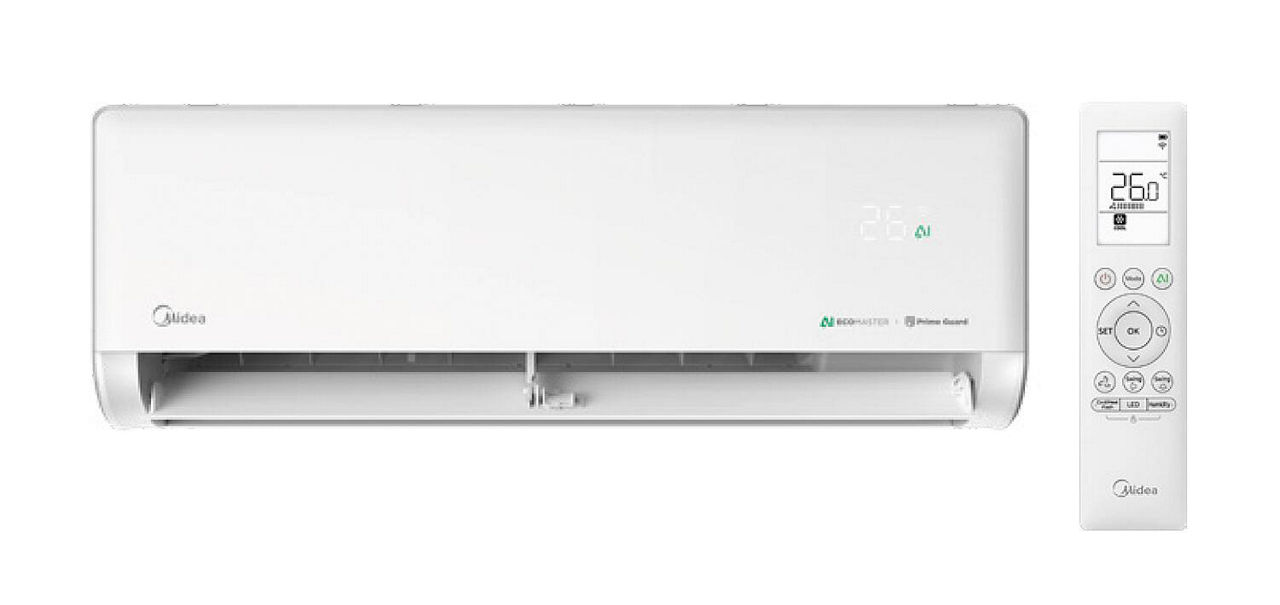 Single-Split Klimagerät Midea, Solstice (R 32), Inneneinheit 5,0kW, weiß