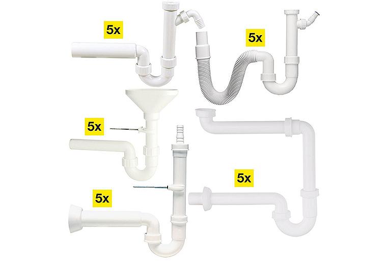 Siphon-Set Kunststoff 25-teilig Siphon-Set Kunststoff 25-teilig
