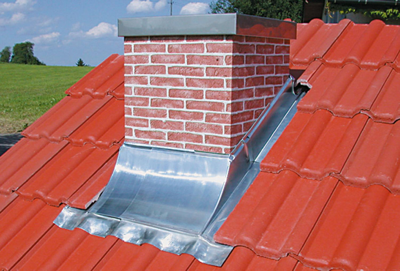 Kamineinfassung Titanzink Gr.3:80-140cm Nutzungsbreite