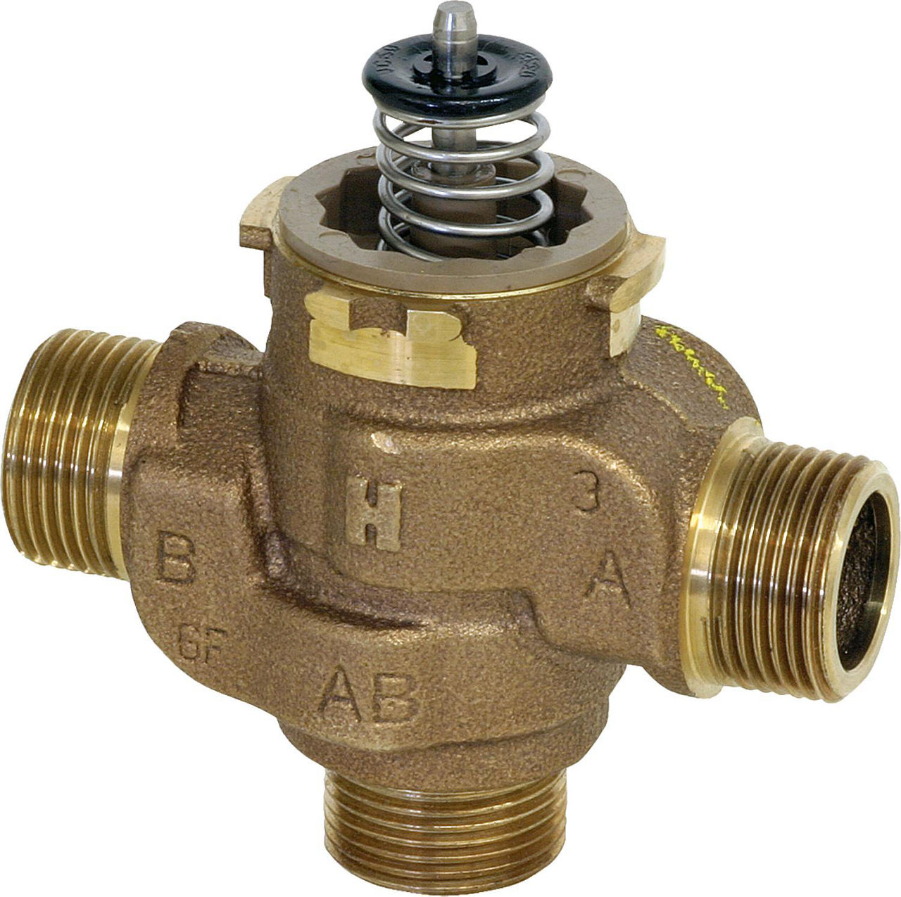 Dreiwege-Umschaltventil Honeywell VCZMH6000, DN20(3/4") IG, Kvs 7,0, ohne Stellantrieb Dreiwege-Umschaltventil Honeywell VCZMH6000, DN20(3/4") IG, Kvs 7,0, ohne Stellantrieb