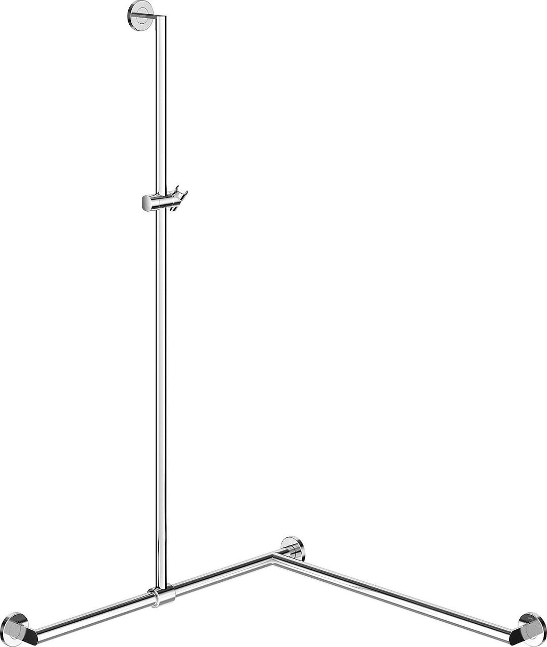 Duschhandlauf Hewi System 900, 765x1250x765mm, rechts