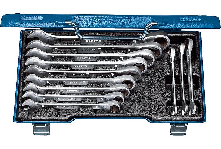 Ringratschenmaulschlüssel-Satz GEDORE 12-teilig Maße: 315x181x40 mm