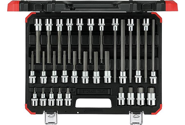 Innensechskant Steckschlüsseleinsatz-Satz GEDORE red R68003030, 30-teilig 1/2"