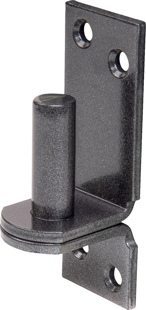 Kloben auf Platte DURAVIS® ⌀ 16 mm, DI-Haken, Material: Stahl, blau verzinkt, Oberfläche: schwarz-diamant Kloben auf Platte DURAVIS® ⌀ 16 mm, DI-Haken, Material: Stahl, blau verzinkt, Oberfläche: schwarz-diamant