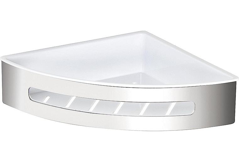 Eck-Duschkorb Erlena 206x56x206 mm Edelstahl poliert Eck-Duschkorb Erlena 206x56x206 mm Edelstahl poliert