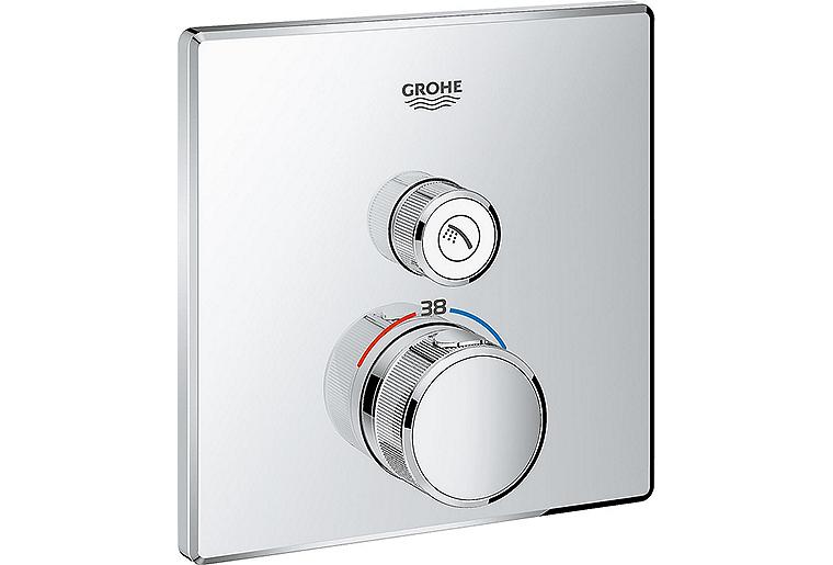 UP-Thermostat Grohe Grohtherm SmartControl chrom mit 1 Absperrventil