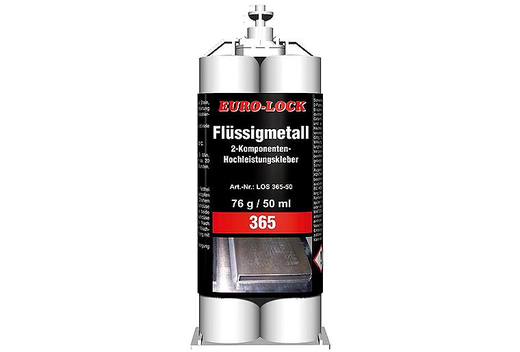 Flüssigmetall (2K) EURO-LOCK LOS 365, 50g Doppelkartusche Flüssigmetall (2K) EURO-LOCK LOS 365, 50g Doppelkartusche