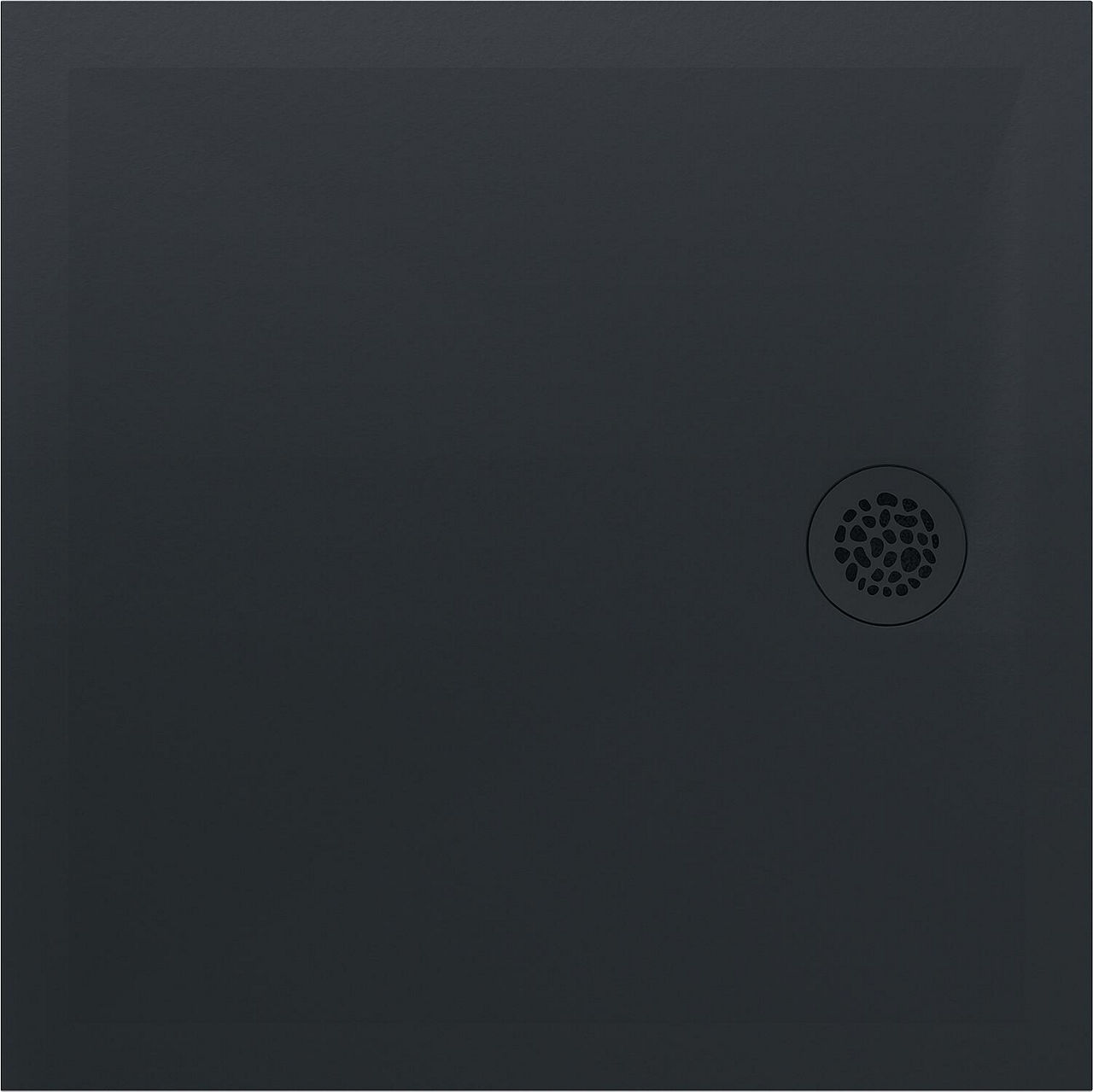Duschwanne Ciron 900x23x900 mm Mineralguss anthrazit