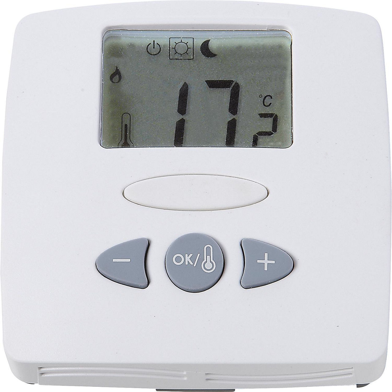 Raumthermostat mit Digitalanzeige WFHT-LCD 230V ANC/ANO mit Boden- sensor NC/NO-Antrieb