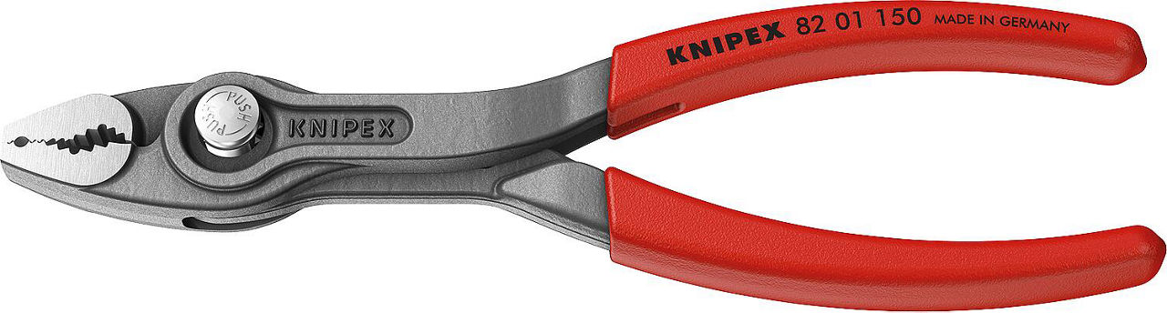 Frontgreifzange KNIPEX® TwinGrip Griffe mit Kunststoff überzogen, Länge (mm): 150 Frontgreifzange KNIPEX® TwinGrip Griffe mit Kunststoff überzogen, Länge (mm): 150