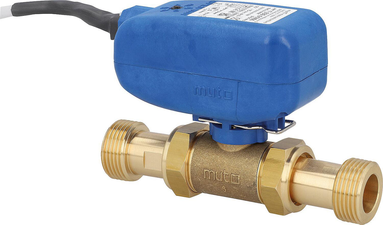 Elektrokugelhahn MUT TMO 2-Wege, SPST Ansteuerung 230 V, DN 25(1") AG Elektrokugelhahn MUT TMO 2-Wege, SPST Ansteuerung 230 V, DN 25(1") AG