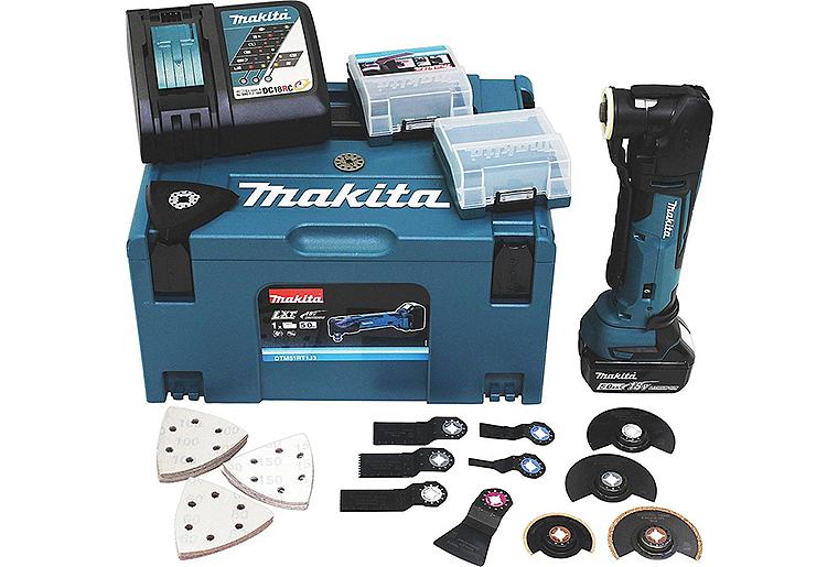 Akku-Multifunktionswerkzeug Makita DTM51RT1J3 18V, 5,0Ah Akku-Multifunktionswerkzeug Makita DTM51RT1J3 18V, 5,0Ah