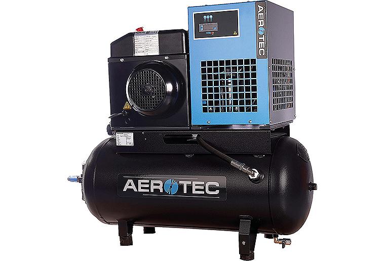Schraubenkompressor Aerotec COMPACK 2TR - 90L PRO inkl. Trockner (R134A), mit 90 Liter Kessel Schraubenkompressor Aerotec COMPACK 2TR - 90L PRO inkl. Trockner (R134A), mit 90 Liter Kessel