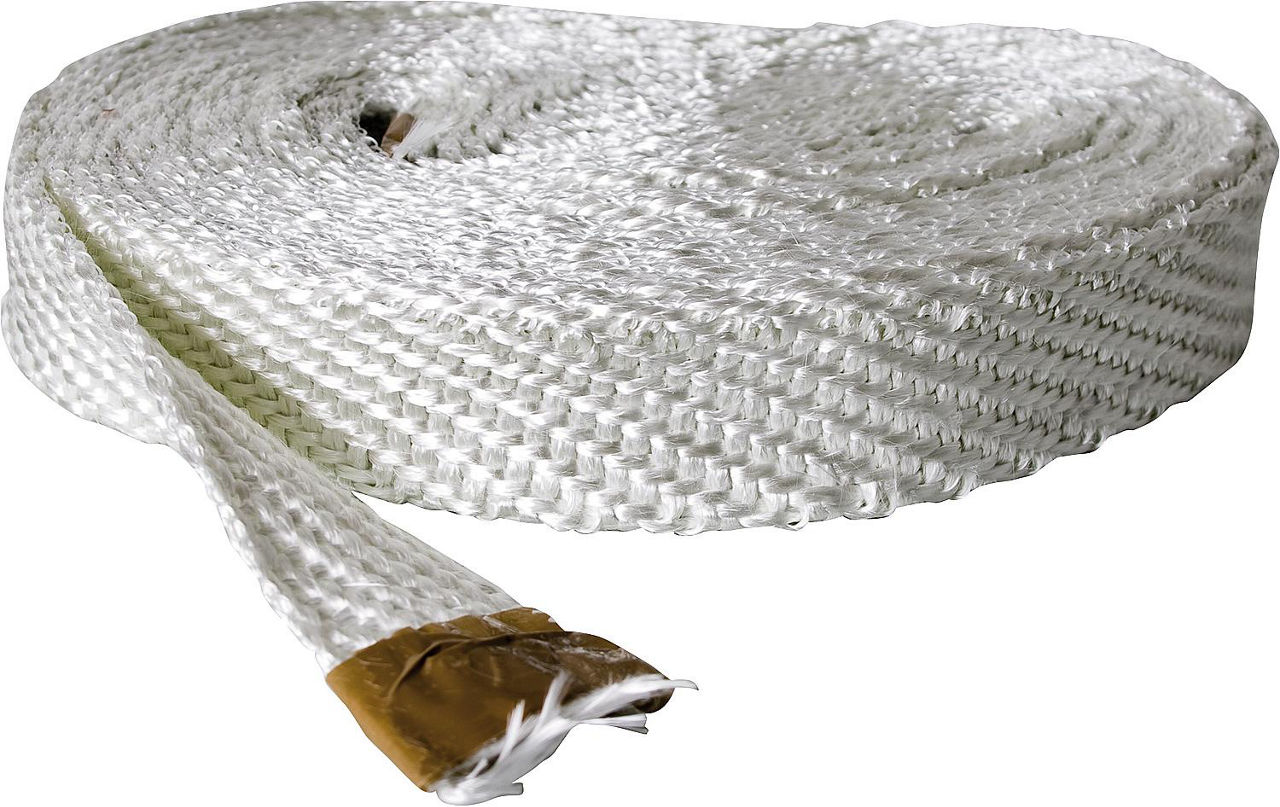 Asbestfreies Gewebeband 100x3 mm Glasfaser VPE = 10 Meter Asbestfreies Gewebeband 100x3 mm Glasfaser VPE = 10 Meter