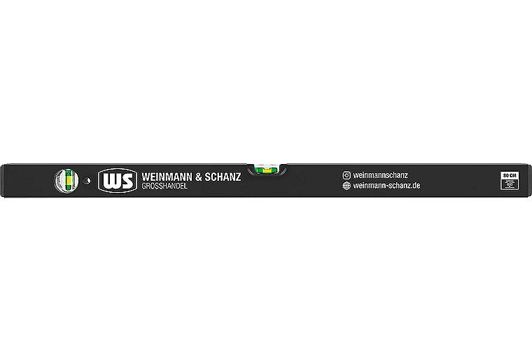 WS Aluminium-Wasserwaage AV 80 Messlänge 80 cm