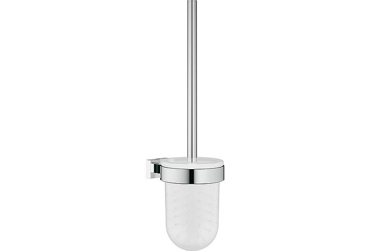 WC Bürstengarnitur Grohe Essentials Cube mit Wandhalter chrom WC Bürstengarnitur Grohe Essentials Cube mit Wandhalter chrom