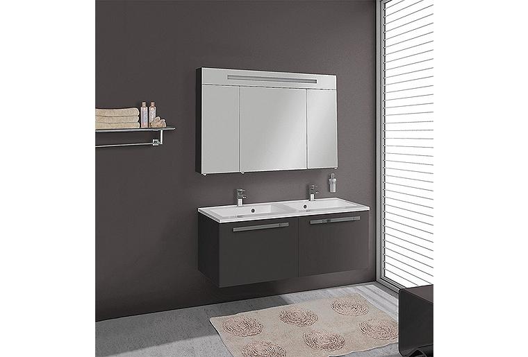 Badmöbel-Set EBLI Serie MAB, graphit matt