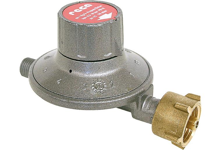 Druckregler 1 kg/h, PN 16 Kleinflasche x 1/4" LH, verstellbar 25 - 50 mbar Druckregler 1 kg/h, PN 16 Kleinflasche x 1/4" LH, verstellbar 25 - 50 mbar