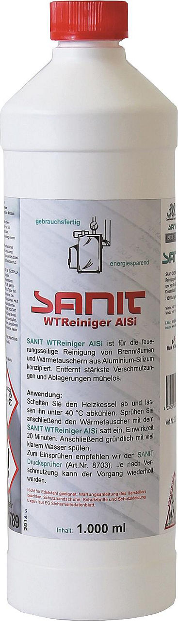 SANIT WT-Reiniger AlSi 1.000ml Flasche SANIT WT-Reiniger AlSi 1.000ml Flasche