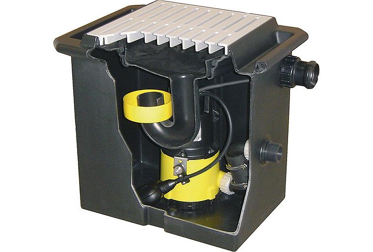 Schmutzwasser Hebeanlage Typ UFB 200/30 Unterflurbox Zulauf DN 50 Schmutzwasser Hebeanlage Typ UFB 200/30 Unterflurbox Zulauf DN 50