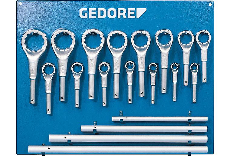 Zugringsschlüsselsatz GEDORE 19-teilig, SW 24-85mm Zugringsschlüsselsatz GEDORE 19-teilig, SW 24-85mm
