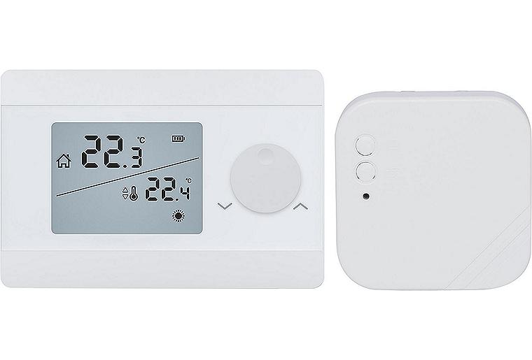 Funk-Raumthermostat Digital, Imit Silver TA/RF S Funk-Raumthermostat Digital, Imit Silver TA/RF S