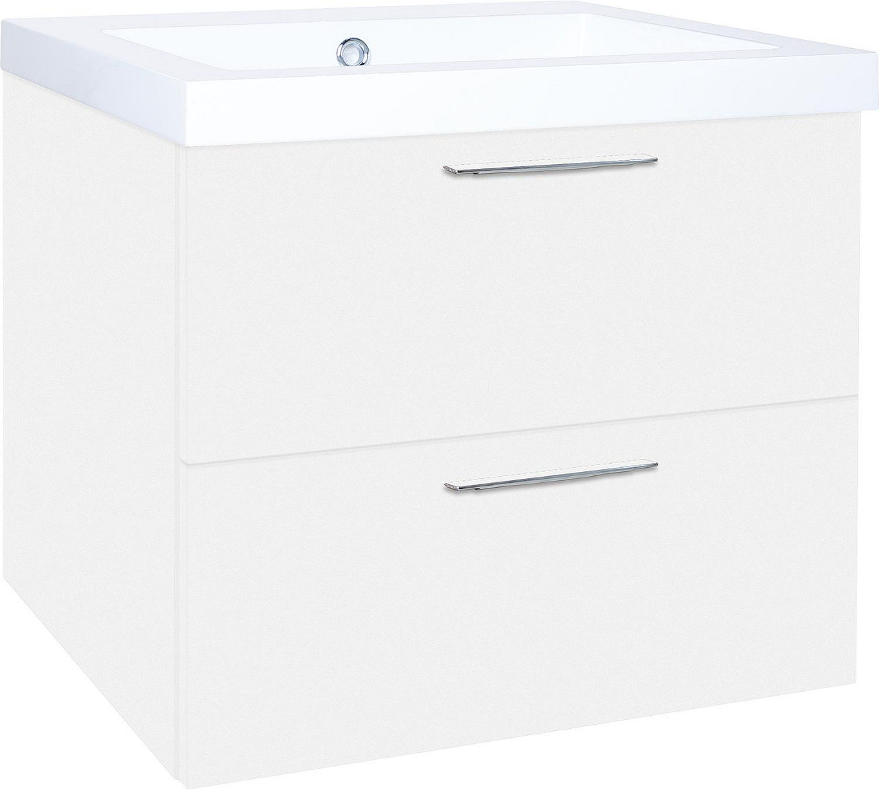 WTU+Mineralguss-WT EKRY weiß matt 2 Auszüge 610x550x510mm WTU+Mineralguss-WT EKRY weiß matt 2 Auszüge 610x550x510mm