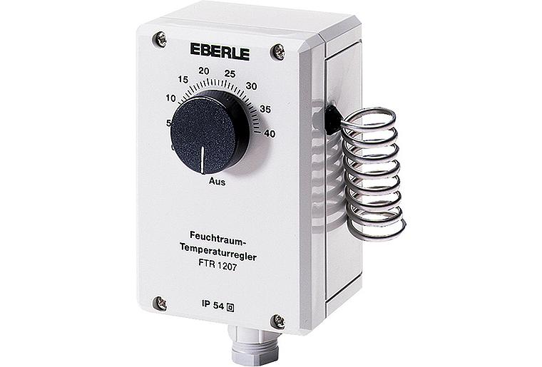 Feuchtraum-Temperaturregler Typ FTR 1207 (elektr.mechanisch) 0 ... 40°C Feuchtraum-Temperaturregler Typ FTR 1207 (elektr.mechanisch) 0 ... 40°C
