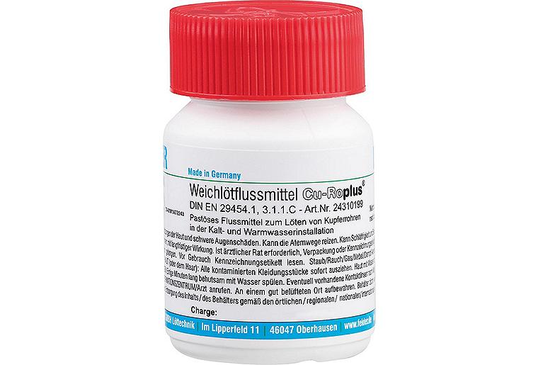 Weichlötflussmittel CU Ropuls DIN EN 29454 Dose a 70g Weichlötflussmittel CU Ropuls DIN EN 29454 Dose a 70g