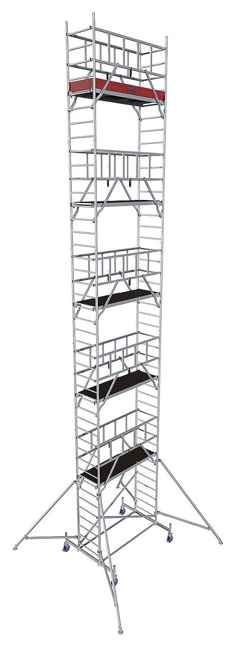Alu-FahrGerüst MONTO ProTec, Arbeitshöhe ca. 12,30 m