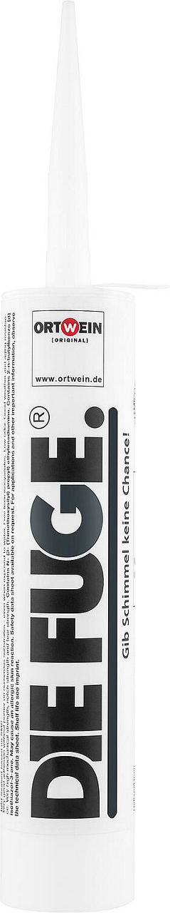 Dichtstoff ORTWEIN Die Fuge - anthrazit (RAL 7016) schimmelfrei auf SMP Basis, 300g Kartusche Dichtstoff ORTWEIN Die Fuge - anthrazit (RAL 7016) schimmelfrei auf SMP Basis, 300g Kartusche