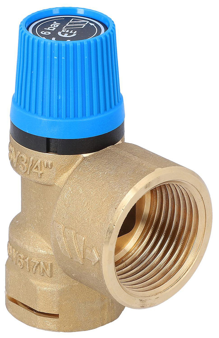Sicherheitsventil Wolf 3/4" gesteckt, 6 bar 2075095 Sicherheitsventil Wolf 3/4" gesteckt, 6 bar 2075095